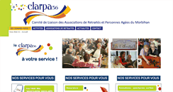 Desktop Screenshot of clarpa56.fr